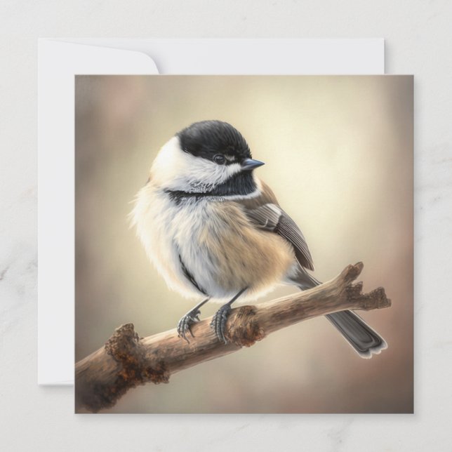 Chickadee Flat Card (Front)