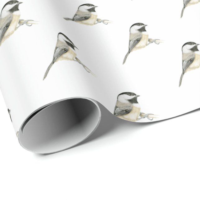 Chickadee Gift Wrap (Roll Corner)