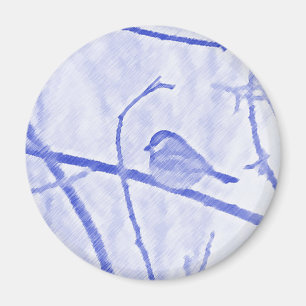 Chickadee Life magnet