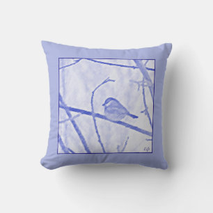 Chickadee Life Throw Pillow