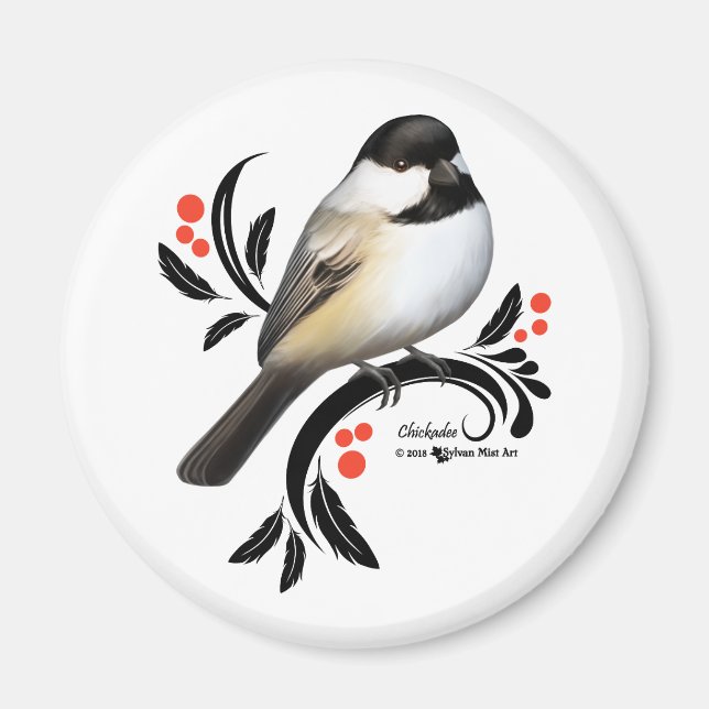 Chickadee Magnet (Front)