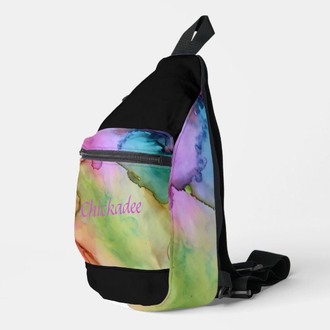 “Chickadee” Print Cut Sew Bag (Right Corner)
