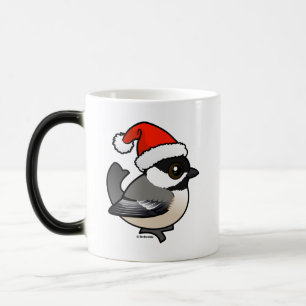 Chickadee Santa Magic Mug
