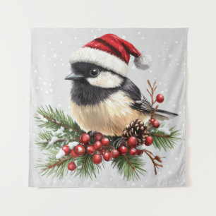 Chickadee Tapestry