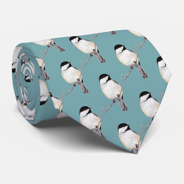 Chickadee Tie (Rolled)