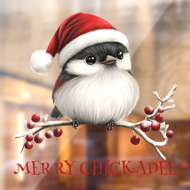 Chickadee Window Cling (Sheet 2)