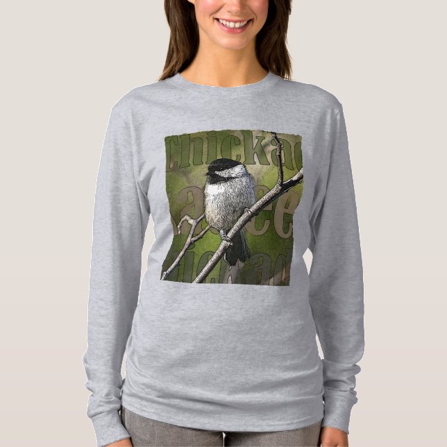 Chickadee Women's Basic Long Sleeve T-shirt (Front)