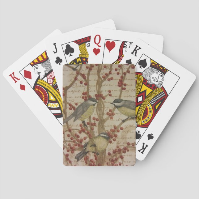 Chickadees Playing Cards (Back)