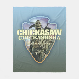 Chickasaw (arrowhead) fleece blanket