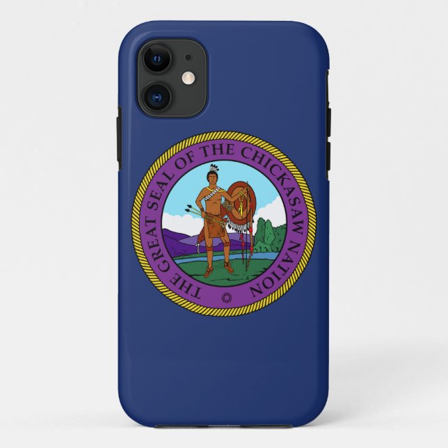 Chickasaw nation Seal  Case-Mate iPhone Case (Back)
