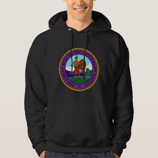 Chickasaw nation Seal  Hoodie (Front)
