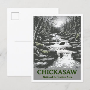 Chickasaw National Recreation Area Oklahoma Travel Postcard