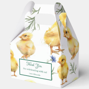 Chicken 1st birthday Farm animal Birthday Favour Box