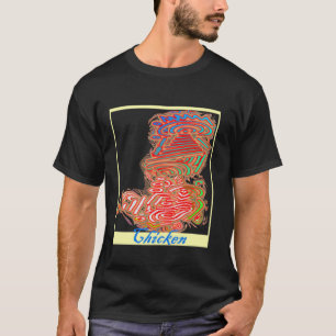 Chicken Abstract Art Original T-Shirt