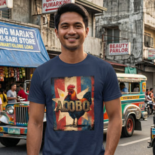 Chicken Adobo Philippines T-Shirt - Pinoy Pride Tri-Blend Shirt