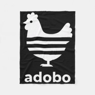 Chicken Adobo Pinoy, Filipino Food Pride  Fleece Blanket