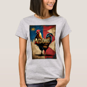 Chicken Adobo Pinoy Pride Flag T-Shirt