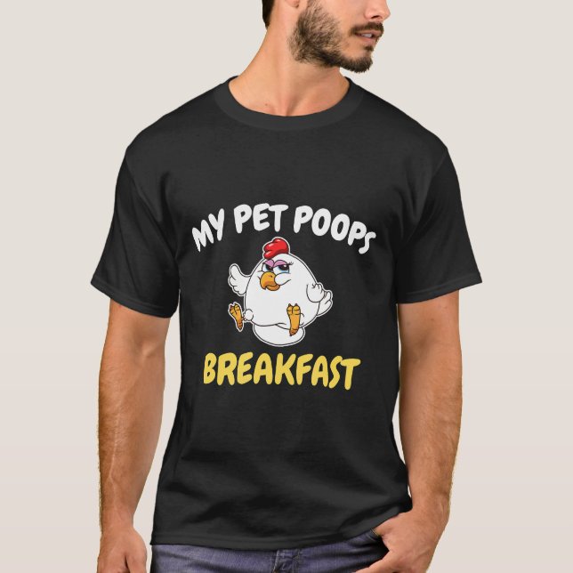 Chicken Adorable Hen Fowl Eggs Cute Chick Bird T-Shirt (Front)