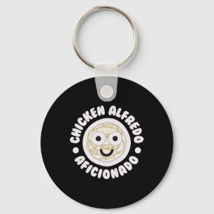 Chicken Alfredo Aficionado - Italian Chicken Alfre Key Ring