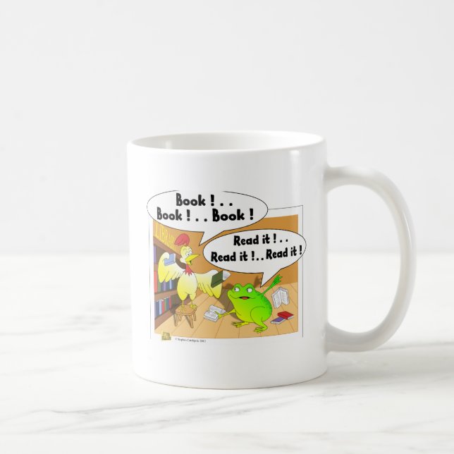 Chicken and frog coffee mug (Right)