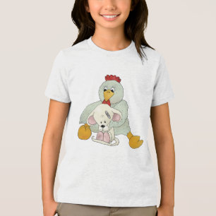 Chicken and Mouse Tri-Blend Shirt