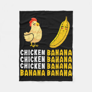 Chicken And Nana Dance Funny Meme For Girls Women Fleece Blanket