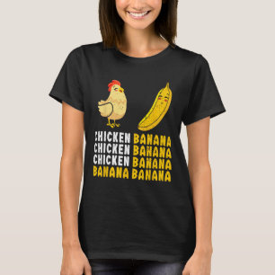 Chicken And Nana Dance Funny Meme For Girls Women T-Shirt