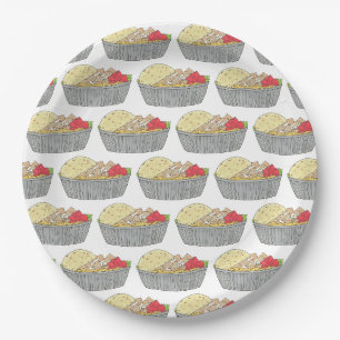 Chicken and Rice Platter Plate NYC Halal Cart Food