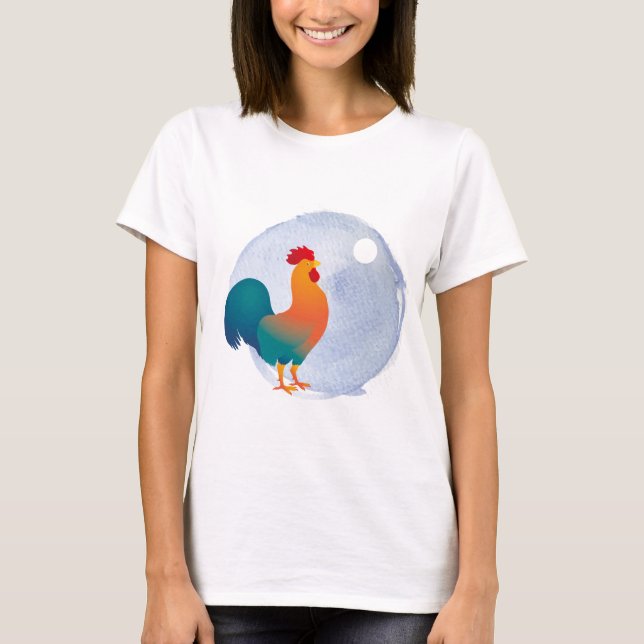 Chicken and sun T-Shirt (Front)