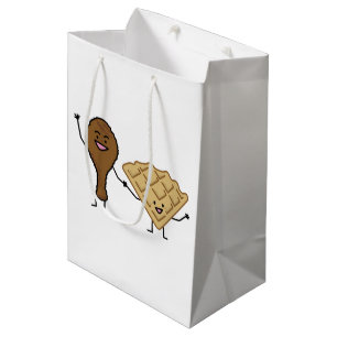 Chicken and Waffles American & Southern Cooking Medium Gift Bag