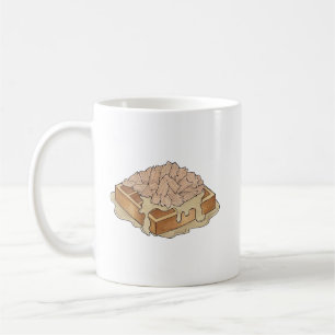 Chicken and Waffles Pennsylvania Dutch Amish Food Coffee Mug