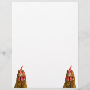 Chicken Animal Portraits Paper