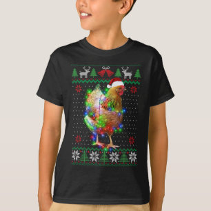 Chicken Animal Ugly Sweater Christmas Puppy Animal