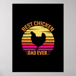 Chicken Art Best Chicken Poster