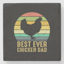 Chicken Art Best Ever Chicken Dad