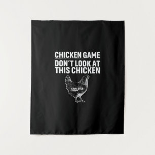 Chicken Art Chicken Game Tapestry