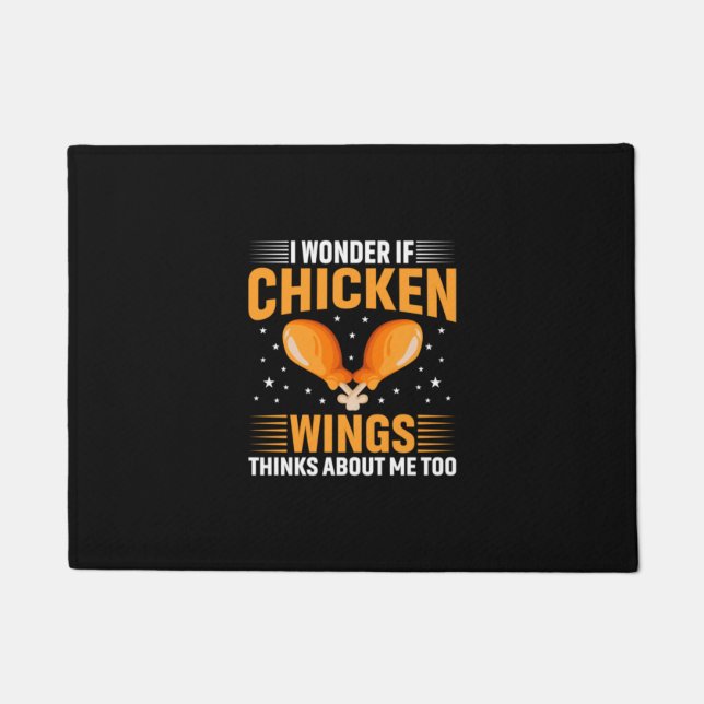 Chicken Art Chicken Wing Doormat (Front)