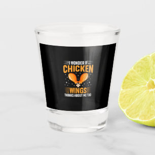 Chicken Art Chicken Wing Shot Glass