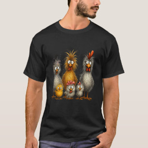 Chicken Art Crazy Chicken Gifts for Men Women Kid T-Shirt