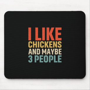 Chicken Art I Like Chickens Mouse Pad