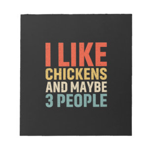 Chicken Art I Like Chickens Notepad