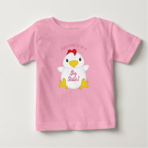 Chicken Baby Shower Pink Farm T-Shirt