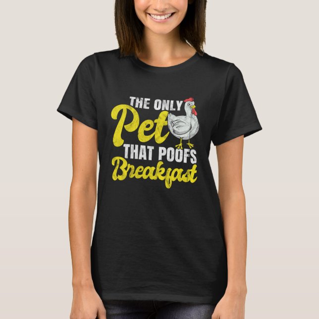 Chicken Backyard Hen Flock Rooster T-Shirt (Front)