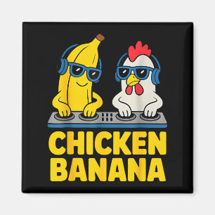 Chicken Banana Dj Magnet