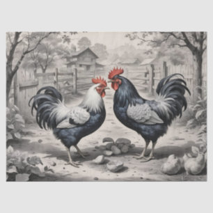 Chicken Barnyard Design  Tissue Paper