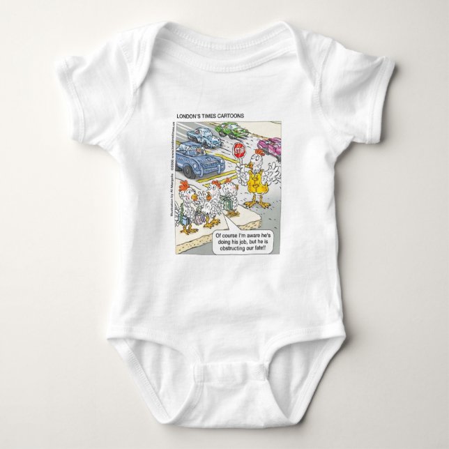 Chicken Barriers Funny Cartoon Gifts & Tees (Front)