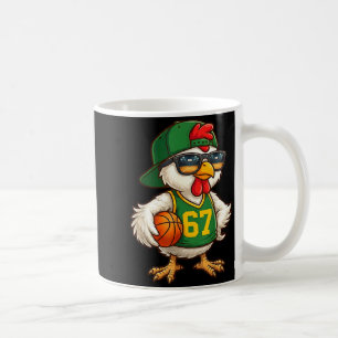 Chicken Basketball 67 Gen Alpha Slang Srts Men Boy Coffee Mug