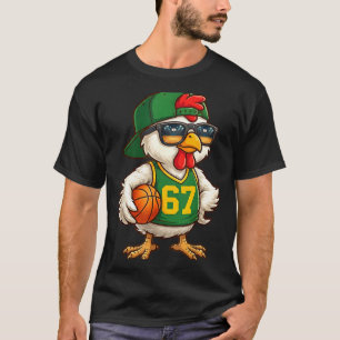 Chicken Basketball 67 Gen Alpha Slang Srts Men Boy T-Shirt