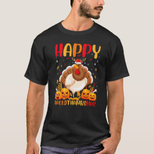 Chicken Bird Happy Chicken Hellothanksmas T-Shirt