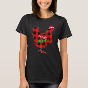 Chicken Bird Lover Merry Chickmas Chicken Christma T-Shirt